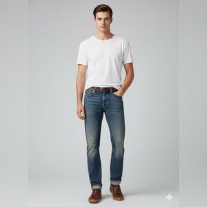 Men's 505 Levi’s 36x29 Orange Tab Vintage 1996 Straight Fit Blue Jeans